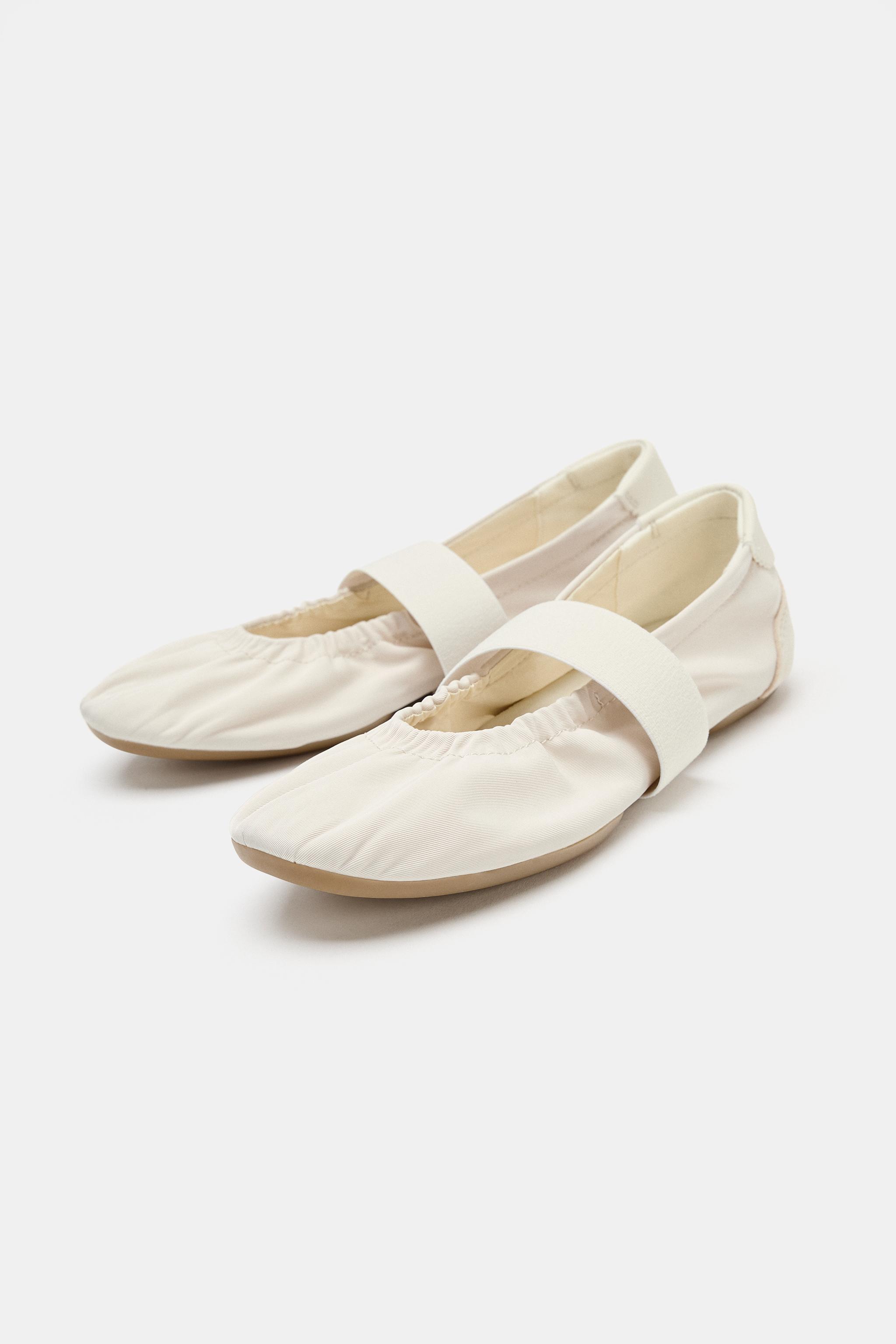 ELASTIC SPORTY BALLET FLATS