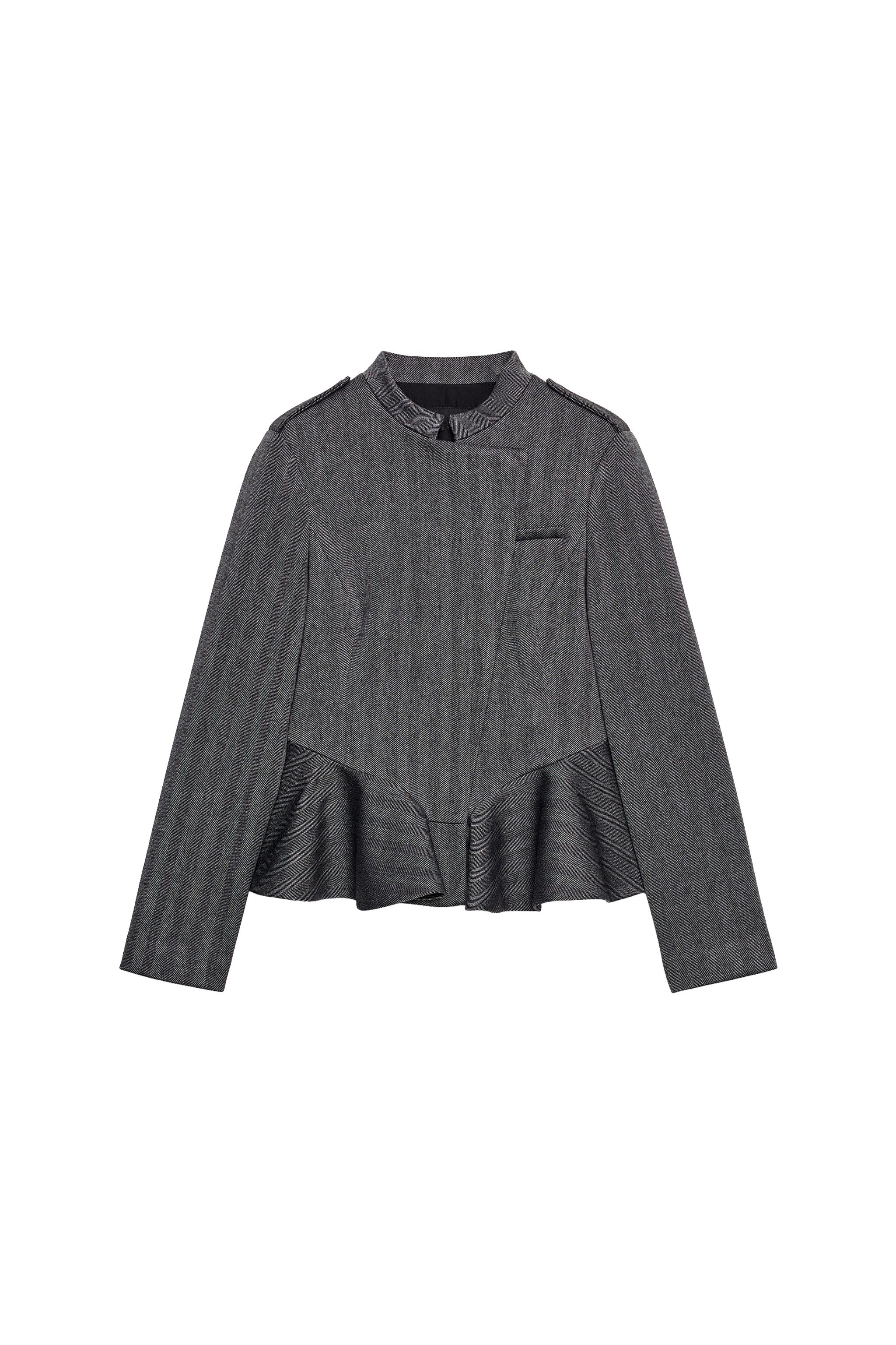 BLAZER CRUZADA PEPLUM