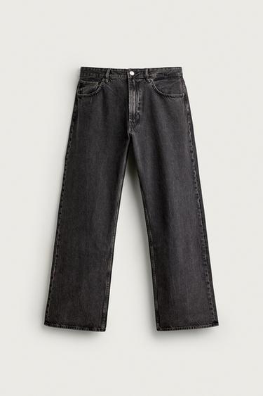 ДЖИНСИ LOOSE FIT - Faded black Zara