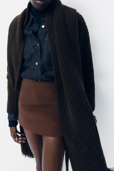 SKORT - Brown by Zara