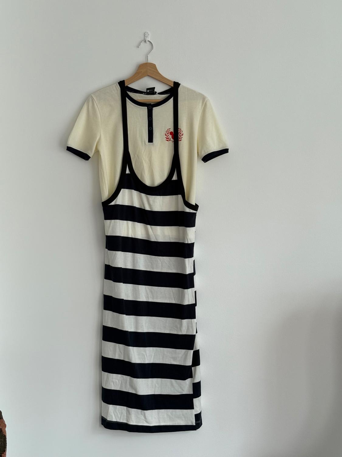 DENIM PINAFORE DRESS - Image 3
