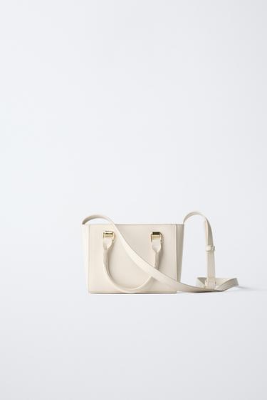SAC BANDOULIÈRE AVEC PETITES PERLES - Blanc de Zara - Image 4