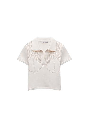 PERFORATED POLO SHIRT
