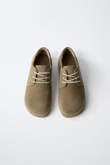 CHAUSSURES BAREFOOT EN CUIR - Marron sable de Zara - Image 8