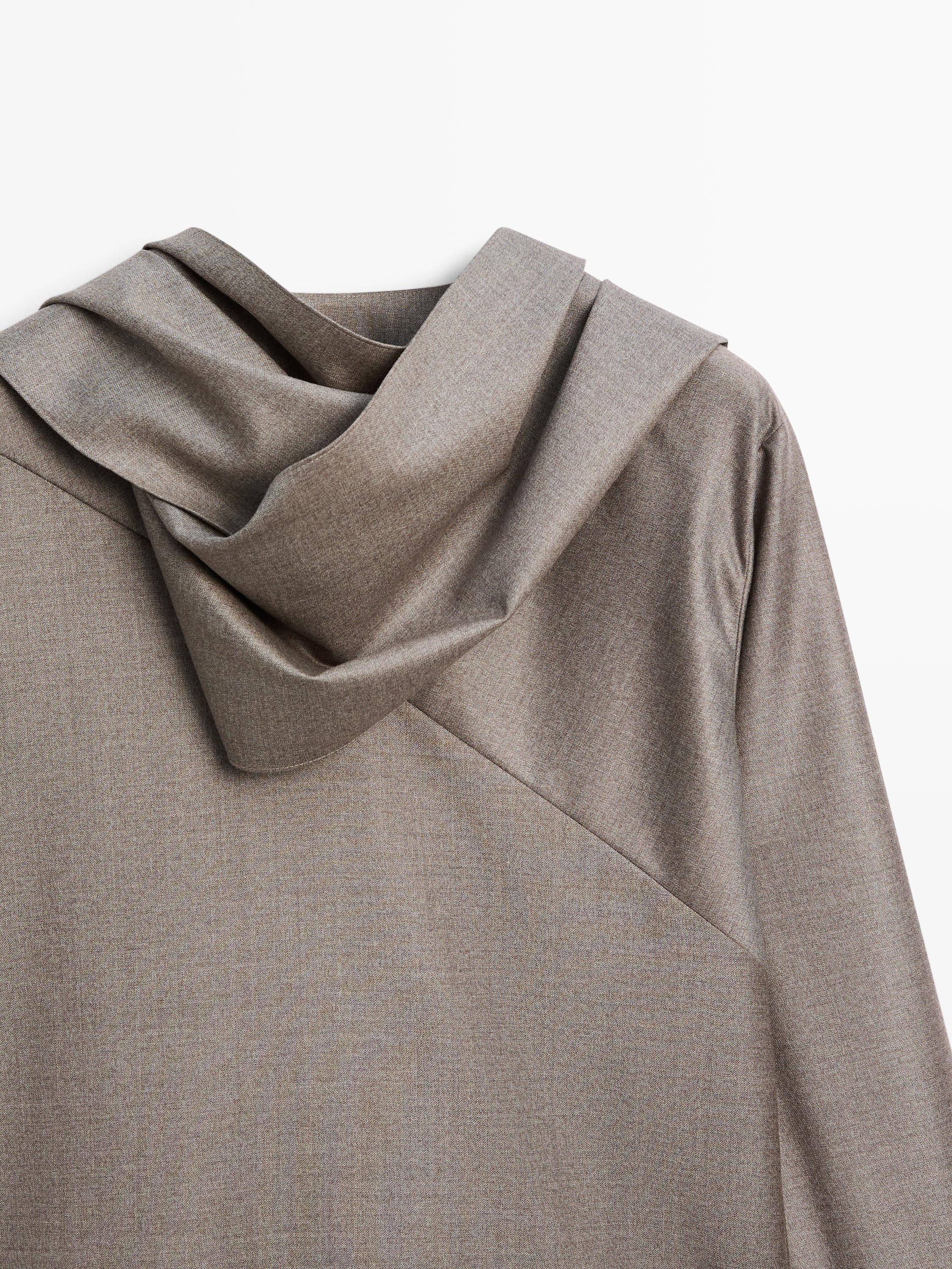 Blouse with tie neck - LIMITED