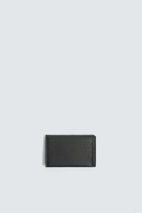 FOLDABLE LEATHER CARDHOLDER