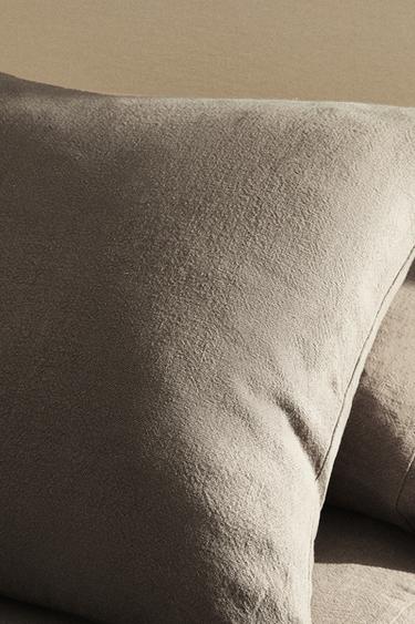 PUDEBETRÆK I HØR - taupe brun fra Zara