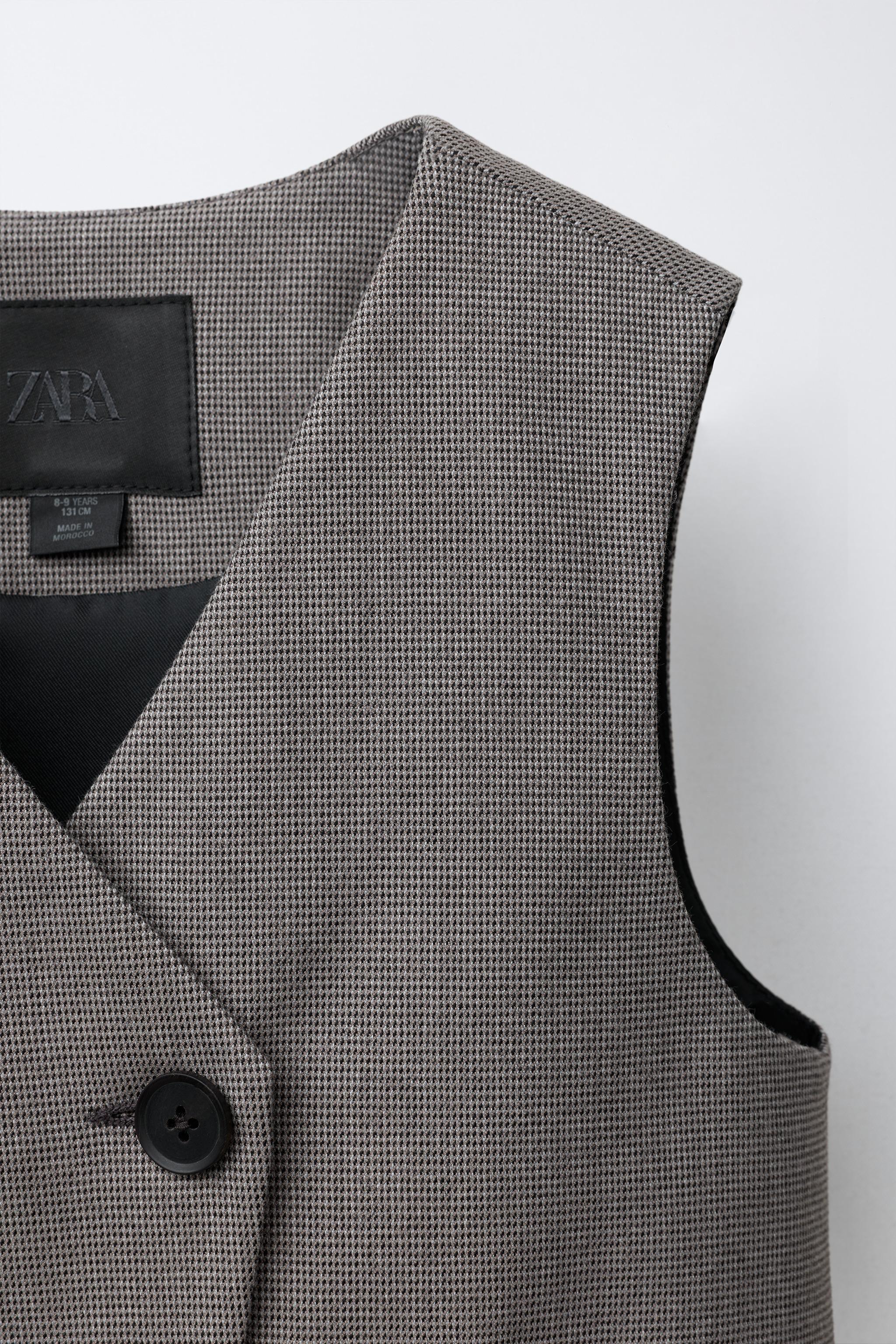 HOUNDSTOOTH TAILORED VEST