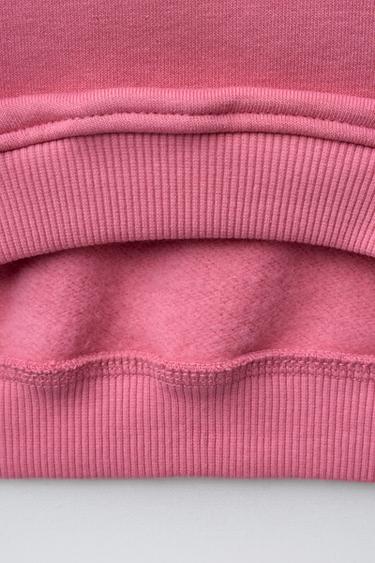 EMBROIDERED CAPYBARA AND HEART SWEATSHIRT - Red / Coral by Zara - Image 4