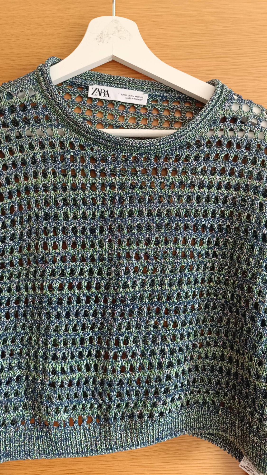 KNIT CROP TOP WITH METALLIC THREAD - Image 10