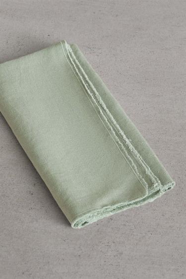NAPKIN 01 - Verde-claro da Zara