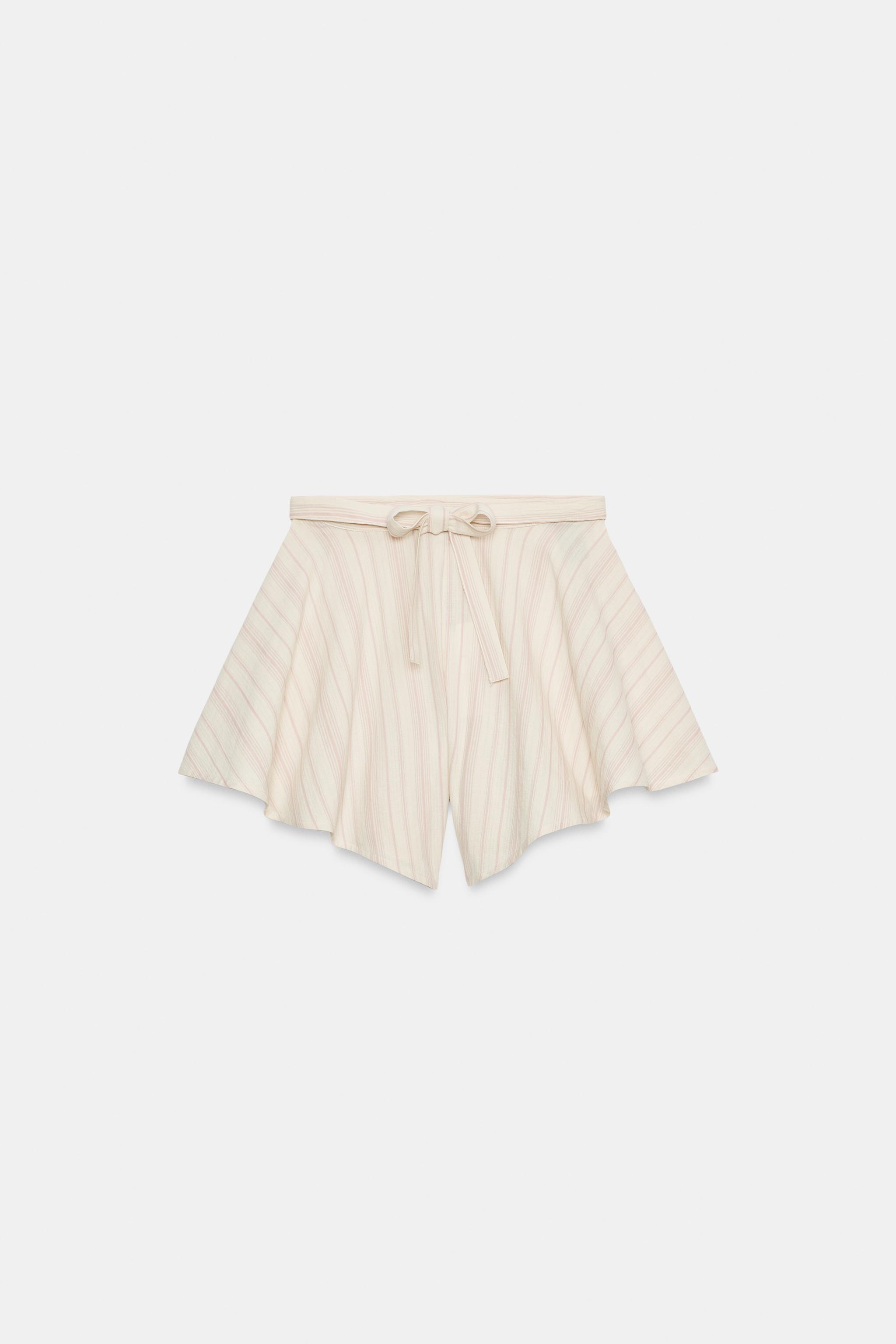 SHORT PLISSÉ À RAYURES ZW COLLECTION
