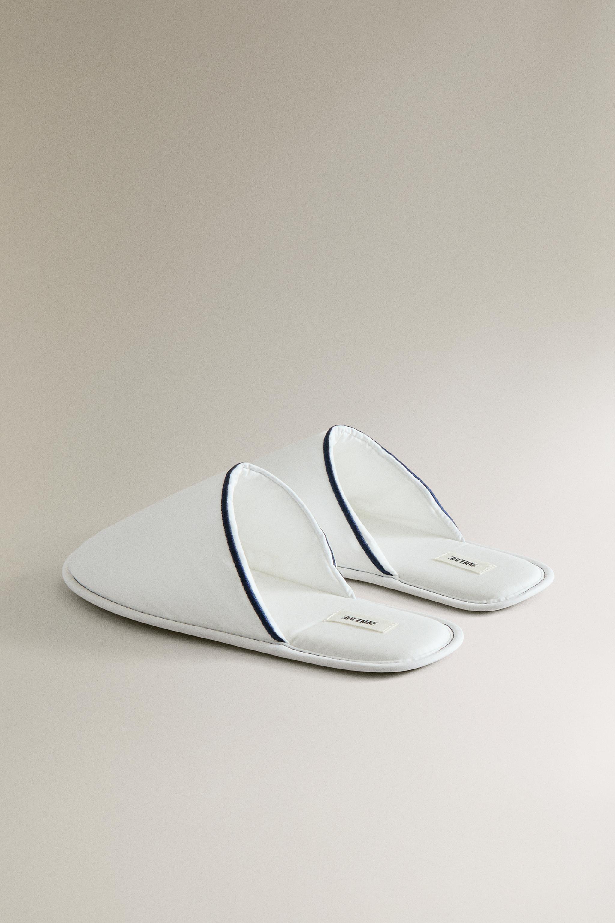 PIPING MULE SLIPPERS