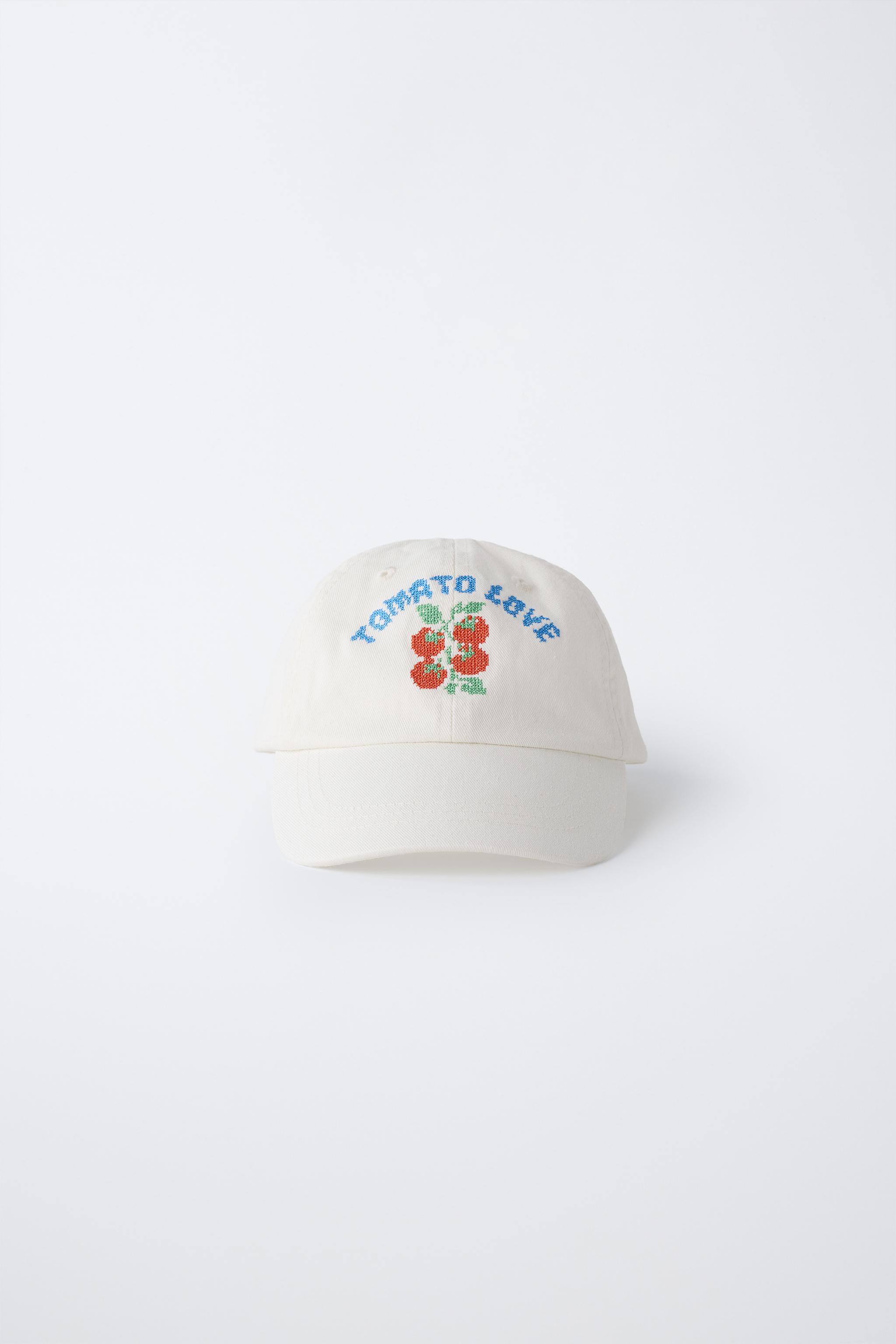 CASQUETTE BRODERIE TOMATE