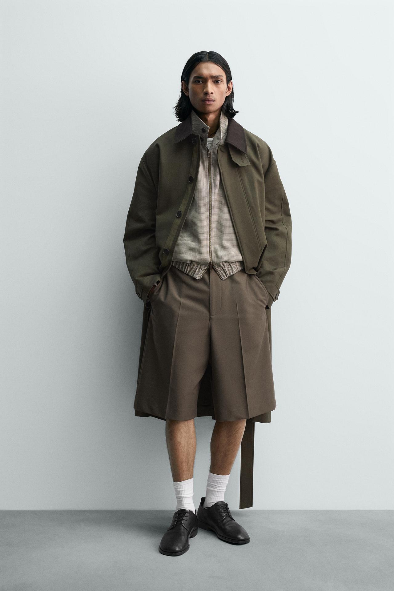 ZARA RELAXED FIT JORTS