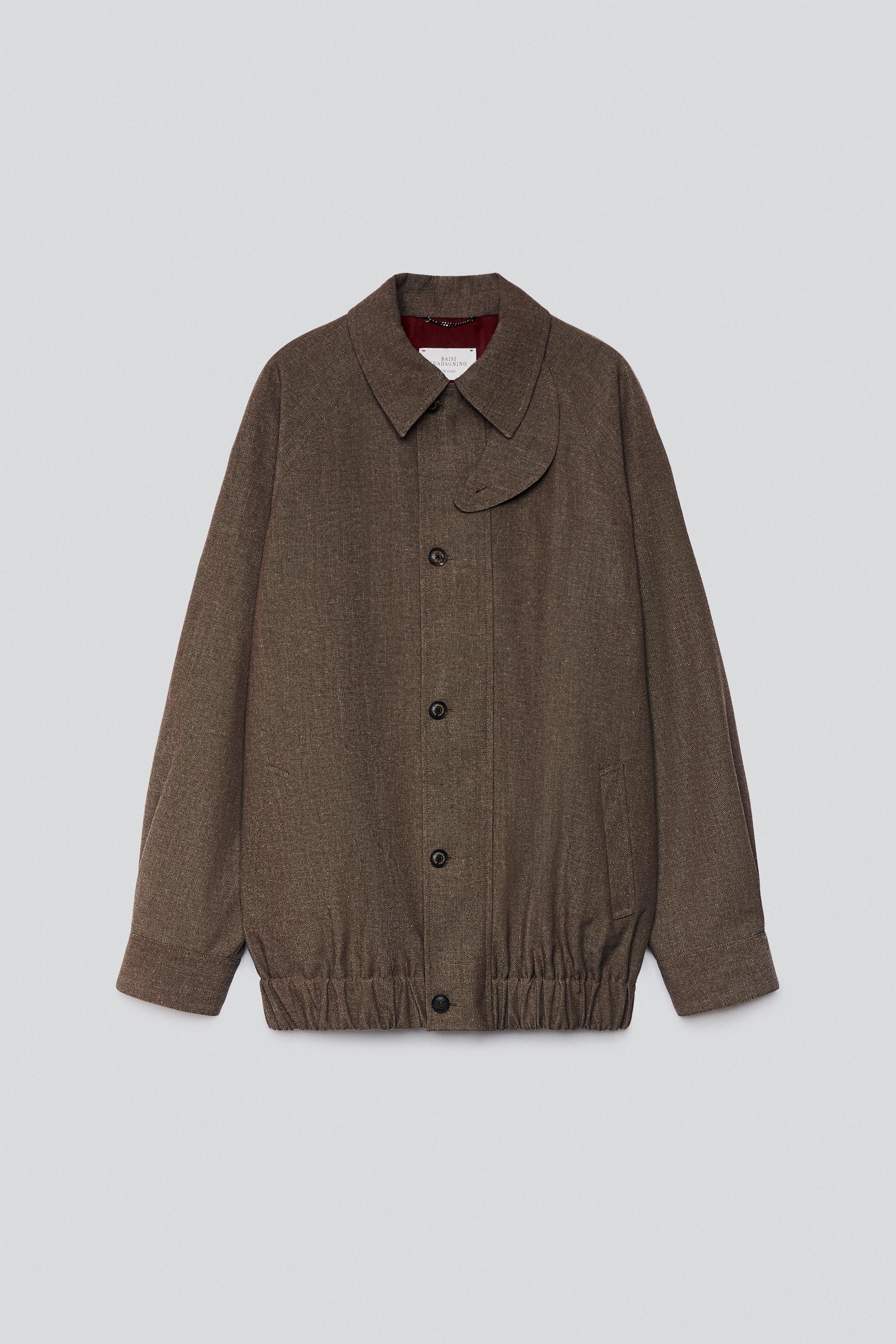 BLOUSON STRUCTURE AVEC LAINE