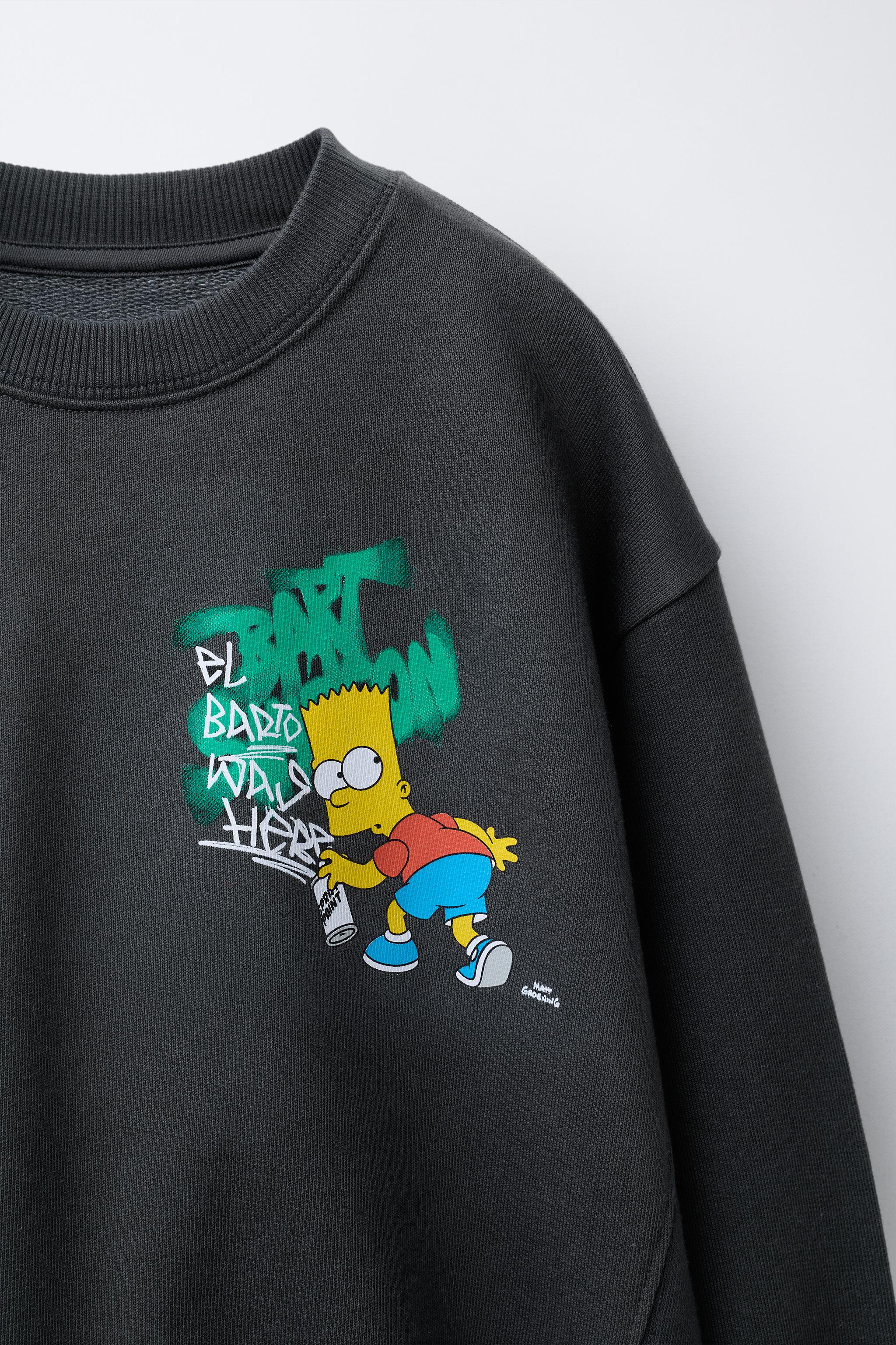 THE SIMPSONS ™ MATT GROENING PRINTED SWEATSHIRT