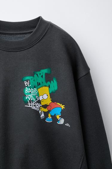 THE SIMPSONS ™ MATT GROENING PRINTED SWEATSHIRT - Grey green by Zara - Image 2