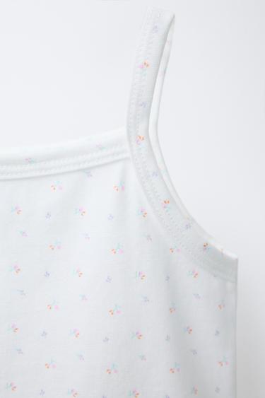 2-6 YEARS/ TWO-PACK OF GINGHAM AND FLORAL T-SHIRTS - Multicoloured by Zara - Image 3