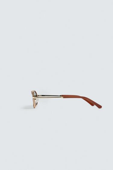 OVAL SUNGLASSES - Brown by Zara - Image 4