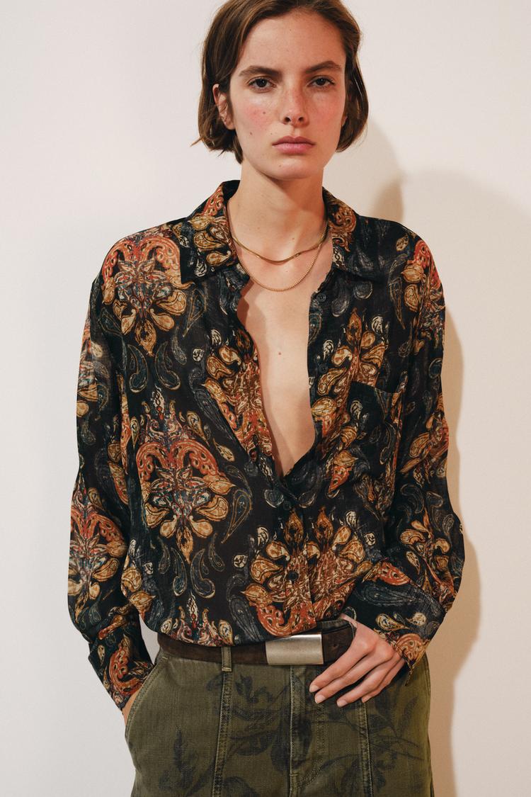 Camisa estampada de la colección ZW 2