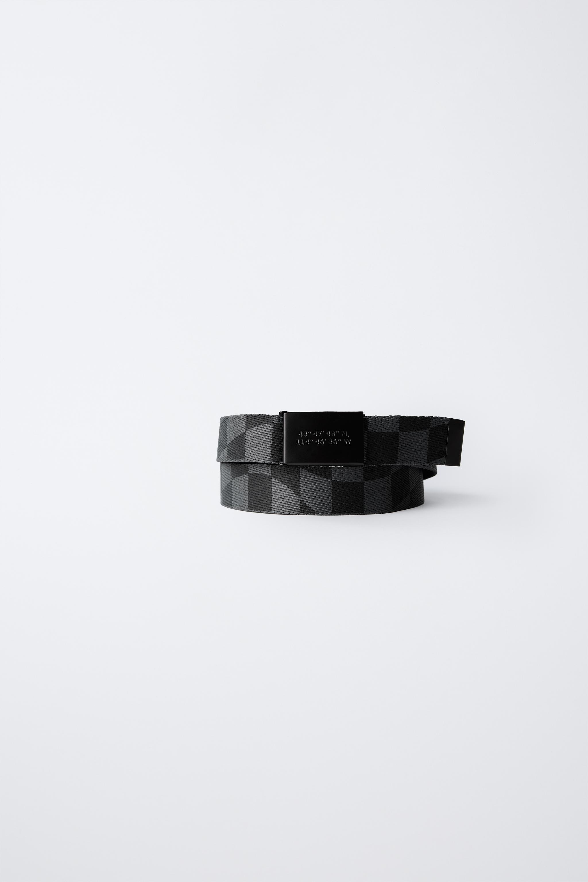 CEINTURE À CARREAUX DAMIER