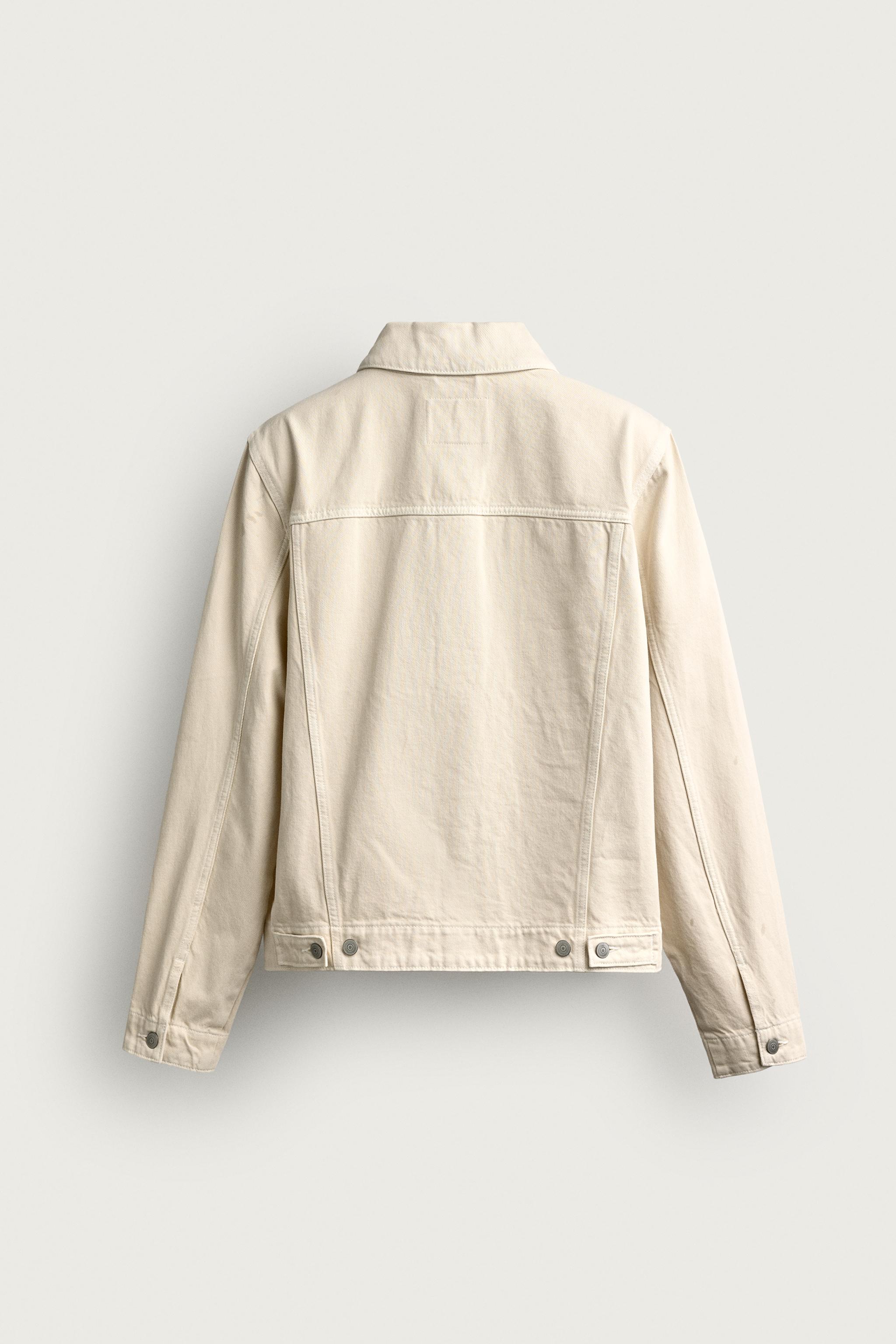 Zara BASIC DENIM CEKET görsel 6