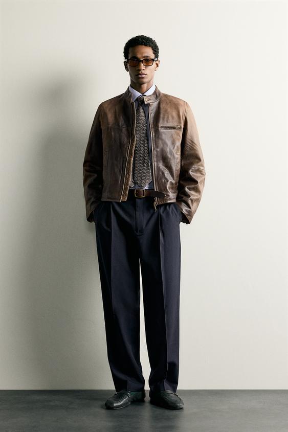 RELAXED FIT PİLİLİ PANTOLON