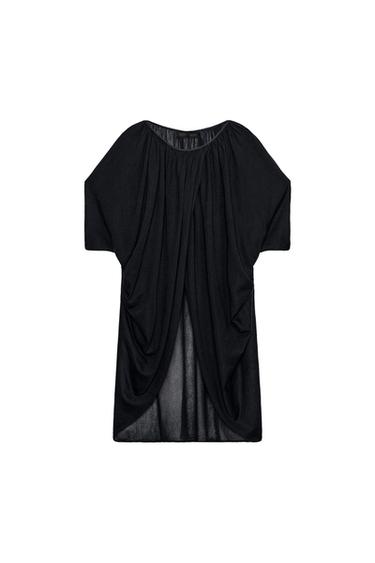 ТОП-ТУНИКА ИЗ ТРИКОТАЖА — МОРСКОЙ СИНИЙ от Zara