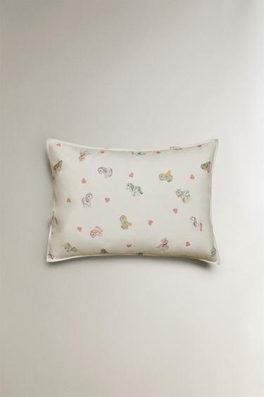 KIDS' MY LITTLE PONY© HEART PRINT PILLOWCASE - Multicoloured by Zara - Image 3