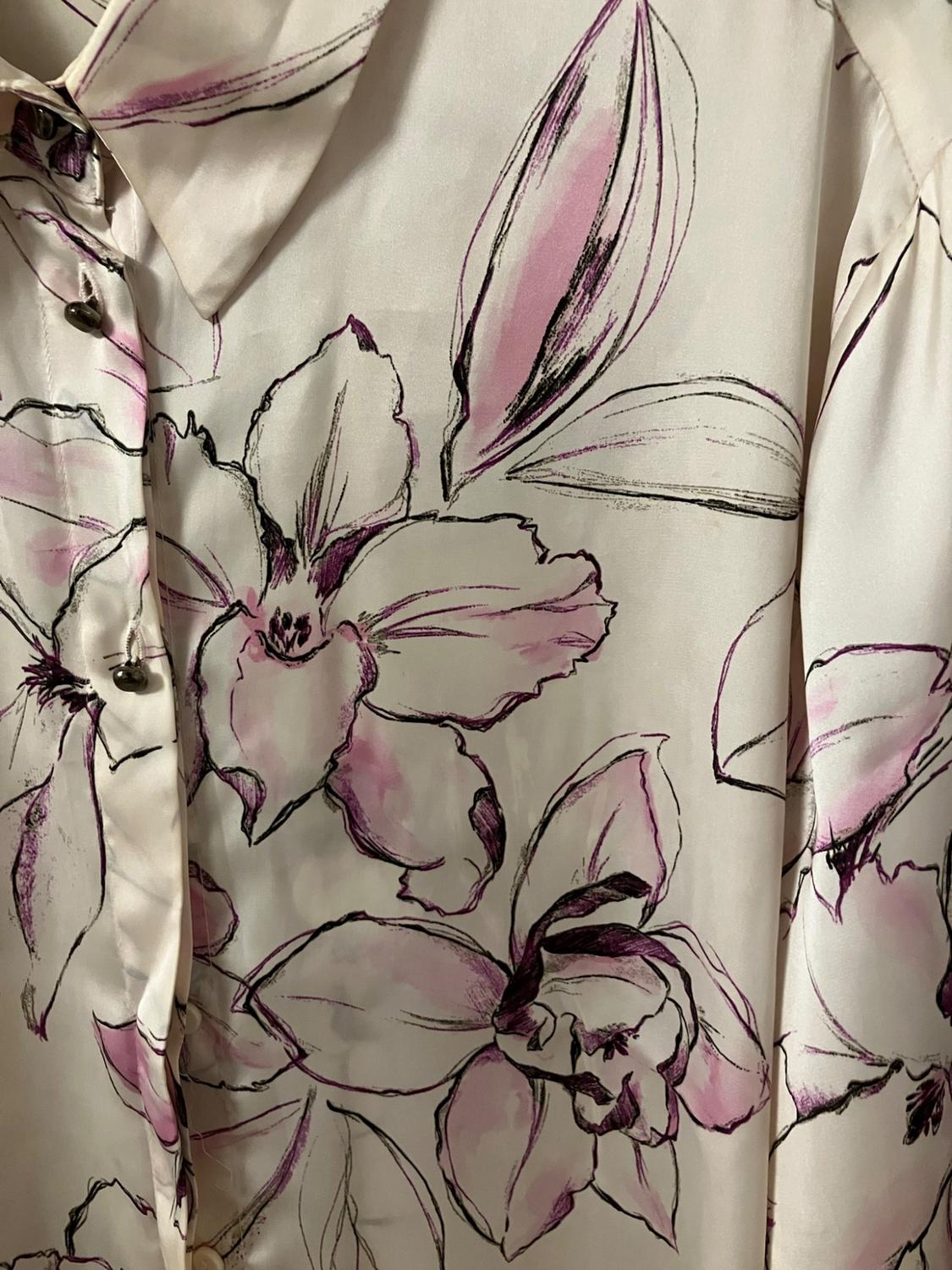 PRINTED SATIN SHIRT - Image 7