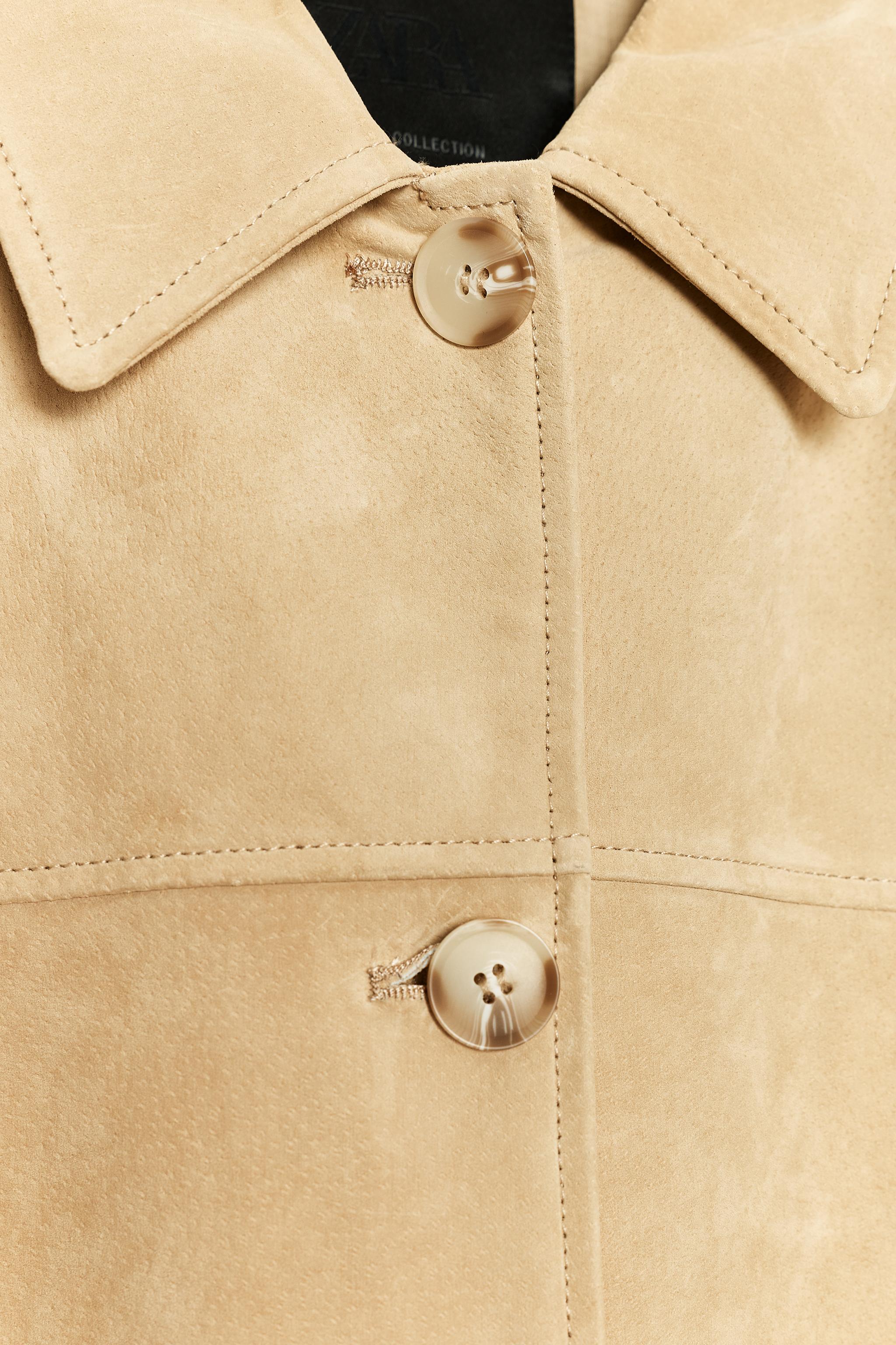 ZW LIMITED EDITION スエード レザージャケット - ブラウン | ZARA
