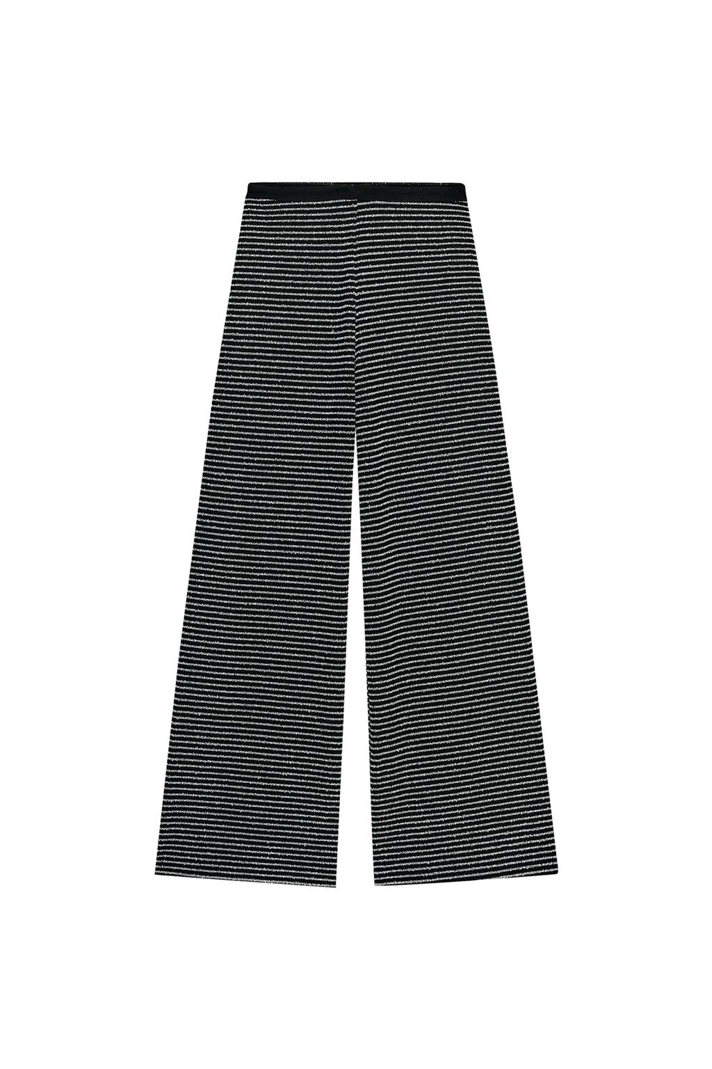 STRIPED BOUCL PANTS - image 4