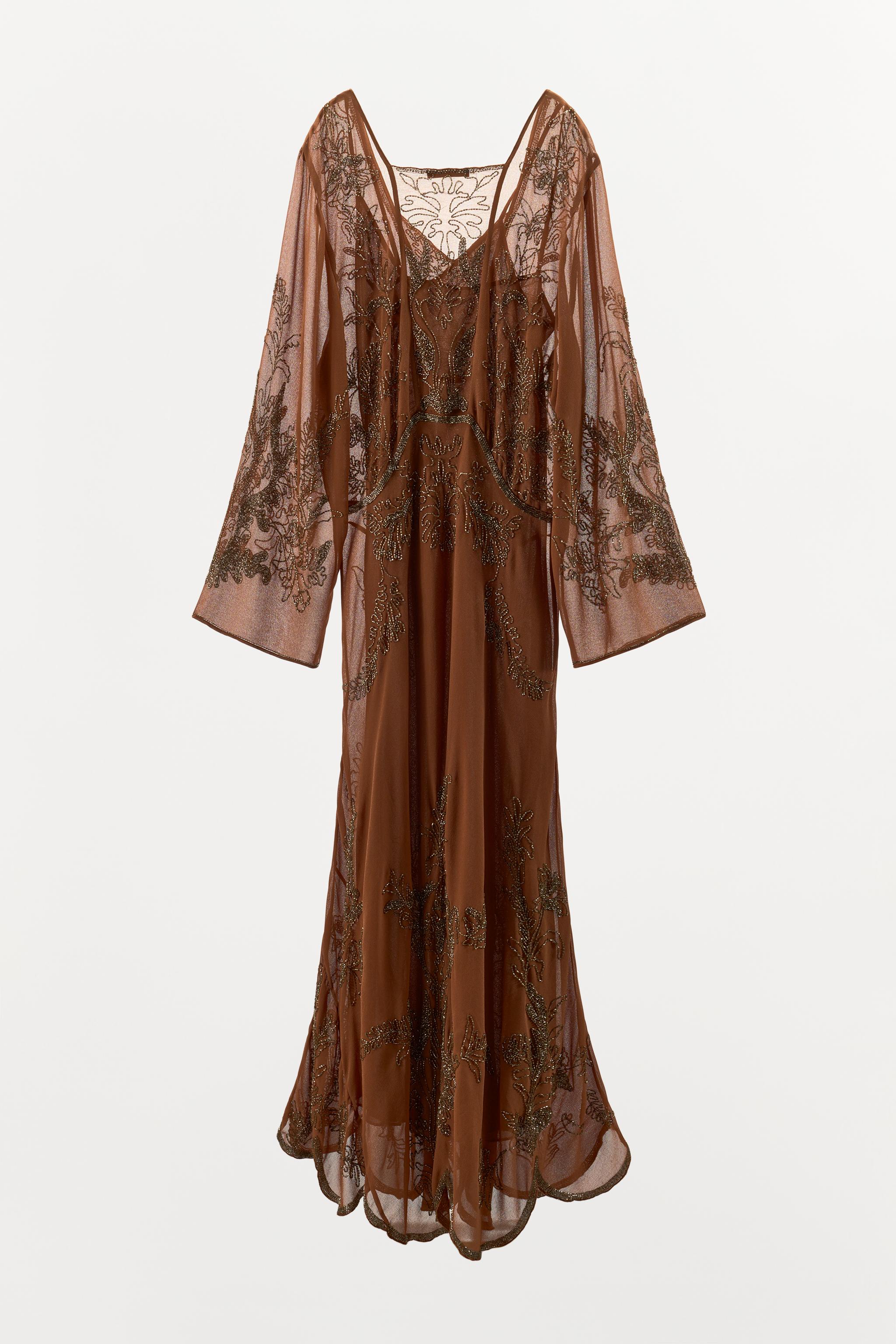 LIMITED EDITION BEADED GEORGETTE DRESS