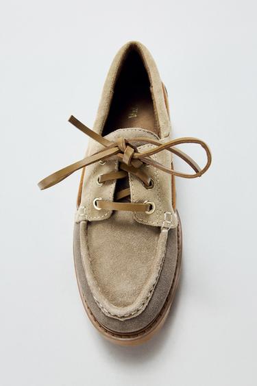 PLATFORM DECK LOAFERS - Multicoloured by Zara