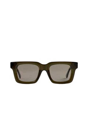 SQUARE SUNGLASSES - Green by Zara - Image 0