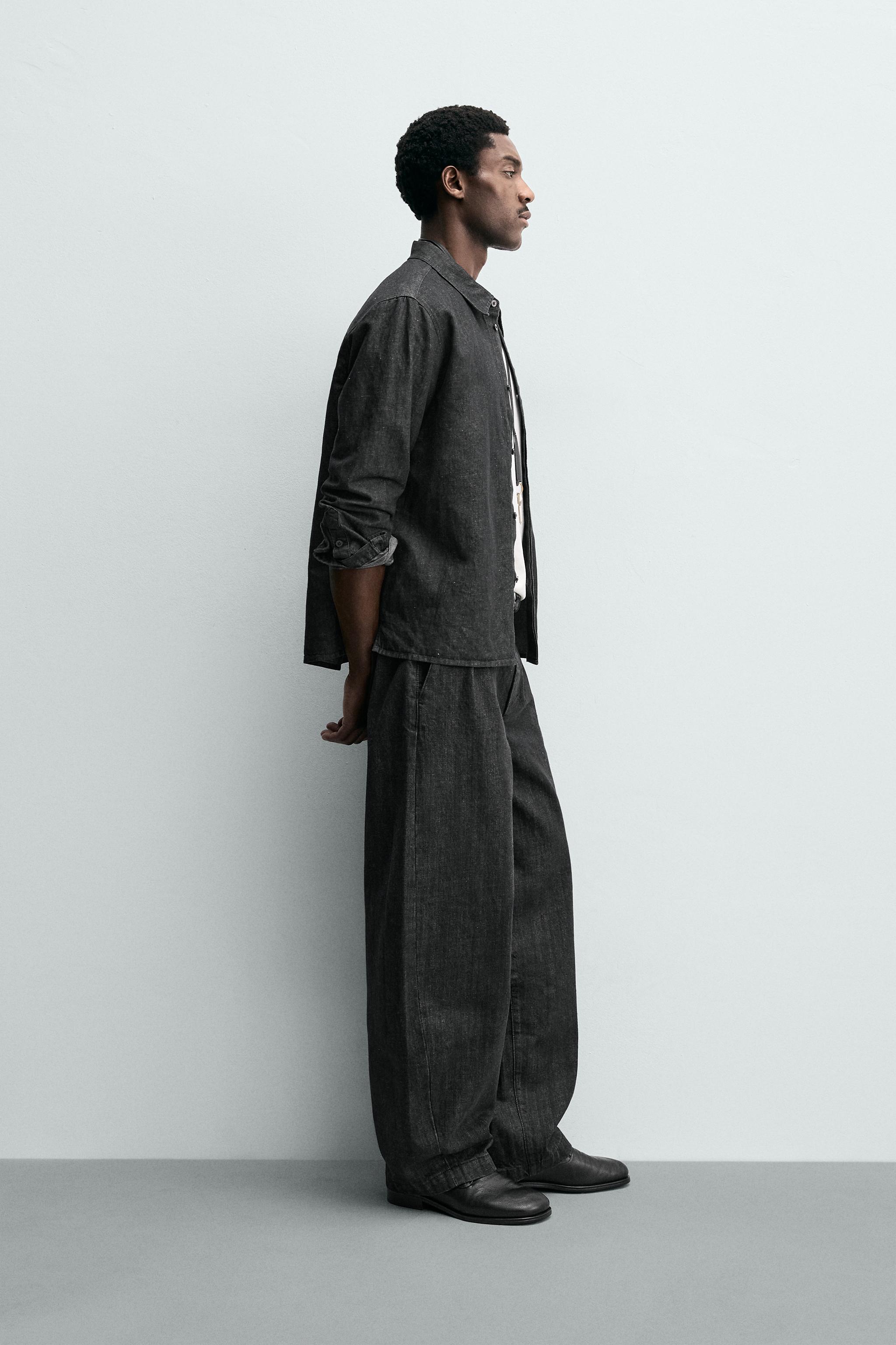 PANTALON CHINO DENIM BARREL FIT