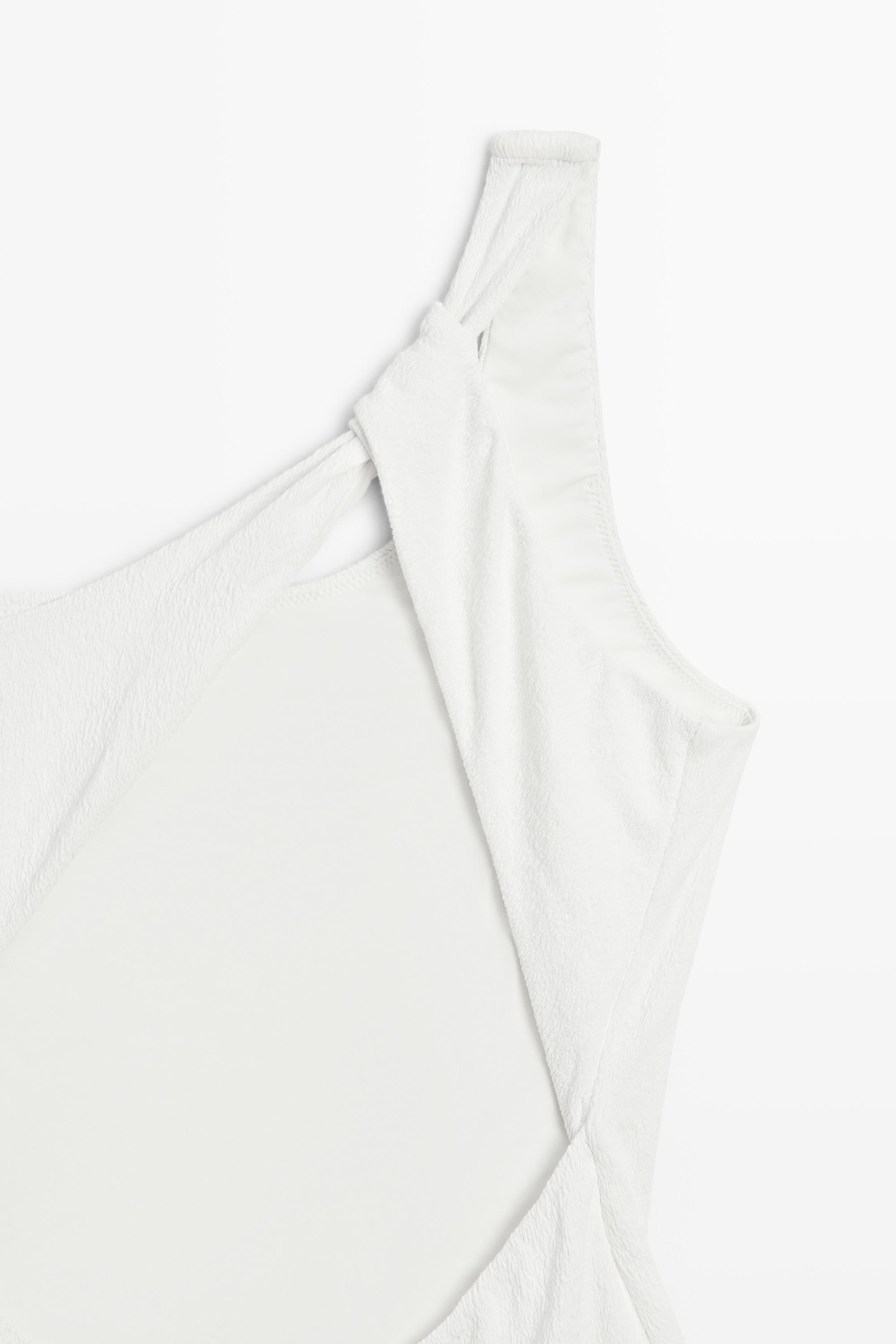 Maillot de bain asymétrique texturé