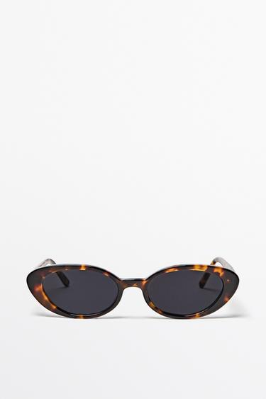 Lunettes de soleil effet écaille - Marron de Zara - Image 0