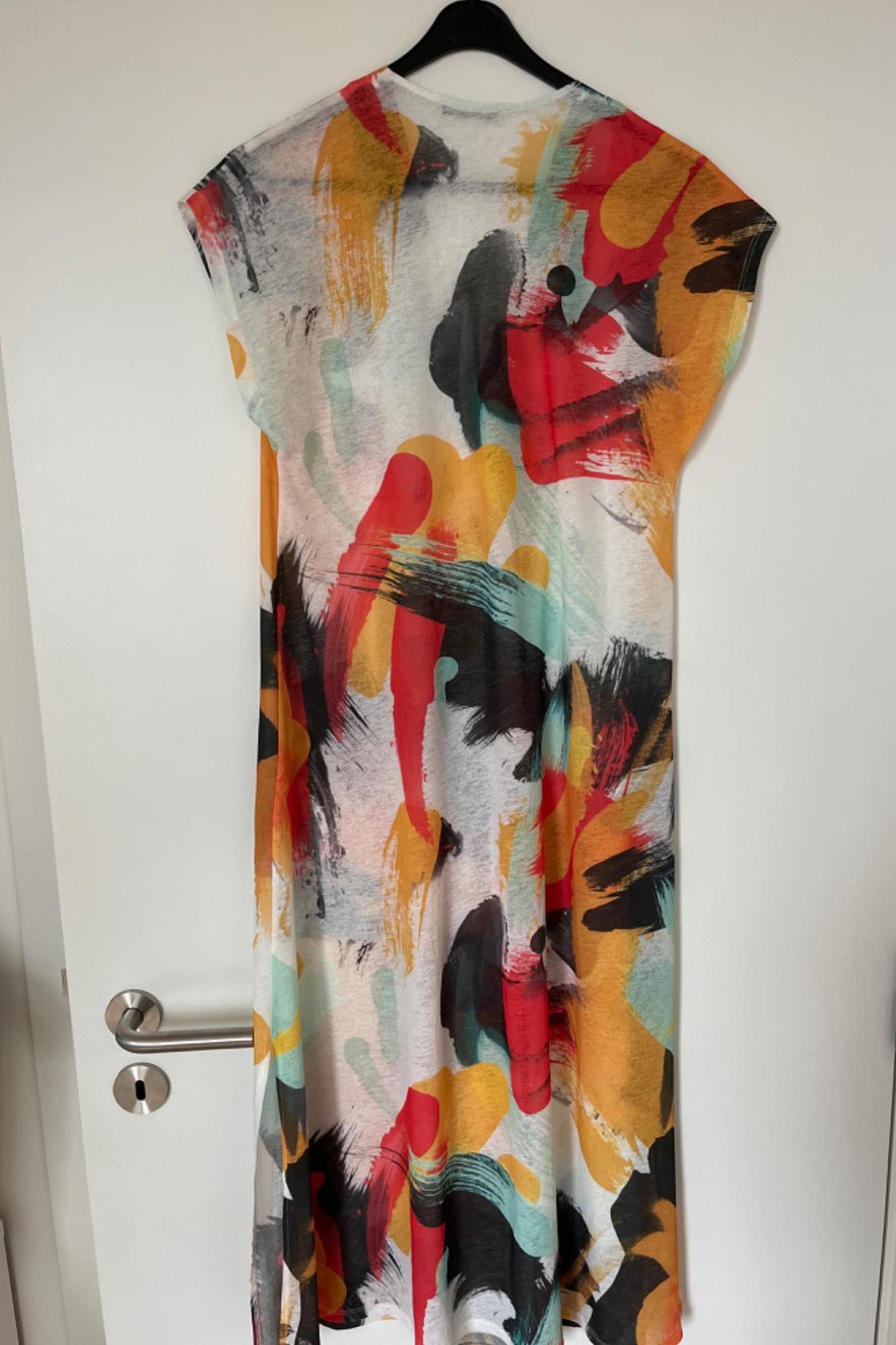 ABSTRACT PRINT DRESS - Image 3
