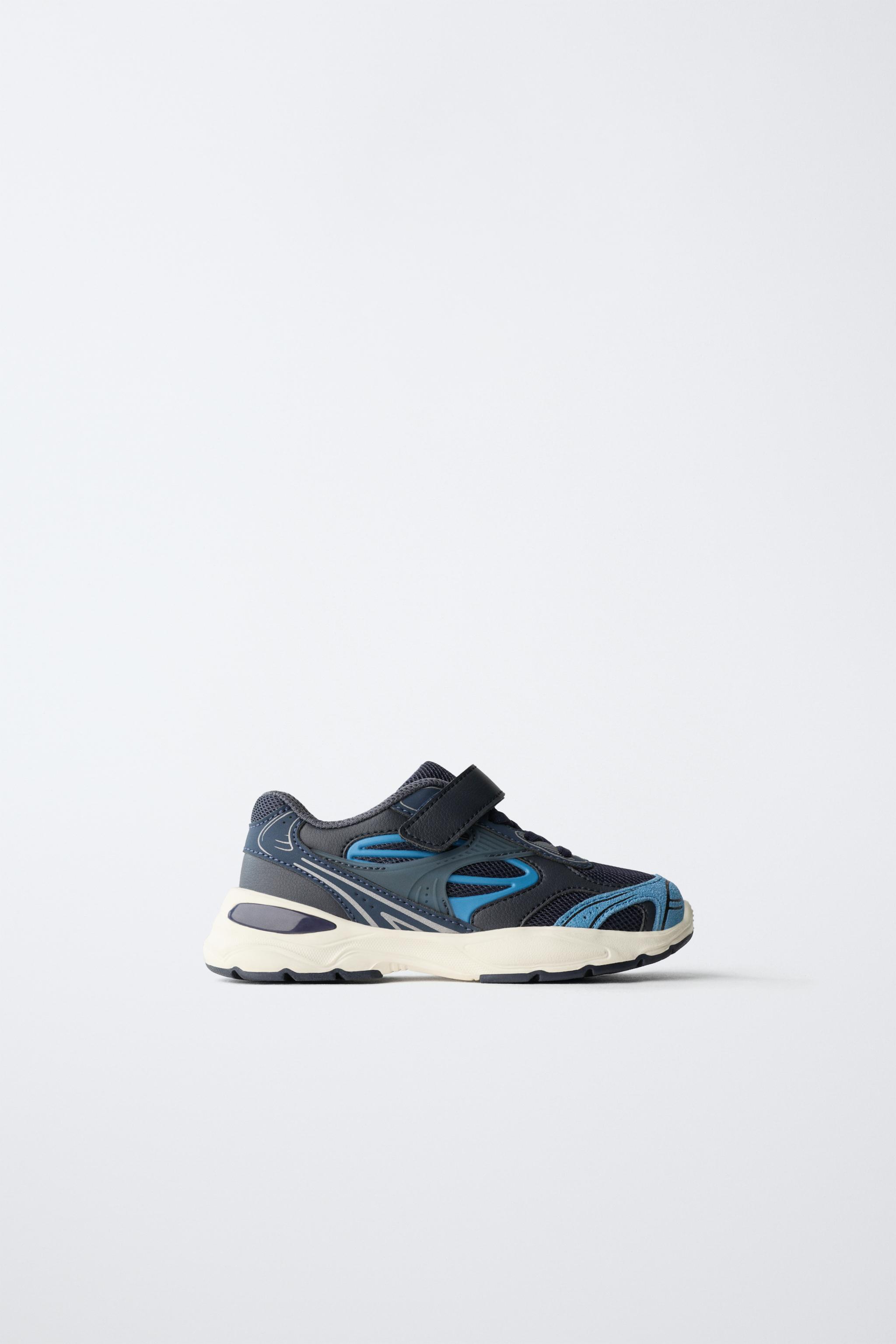 TÊNIS ESPORTIVO MULTIPEÇAS - Azul | ZARA Brasil