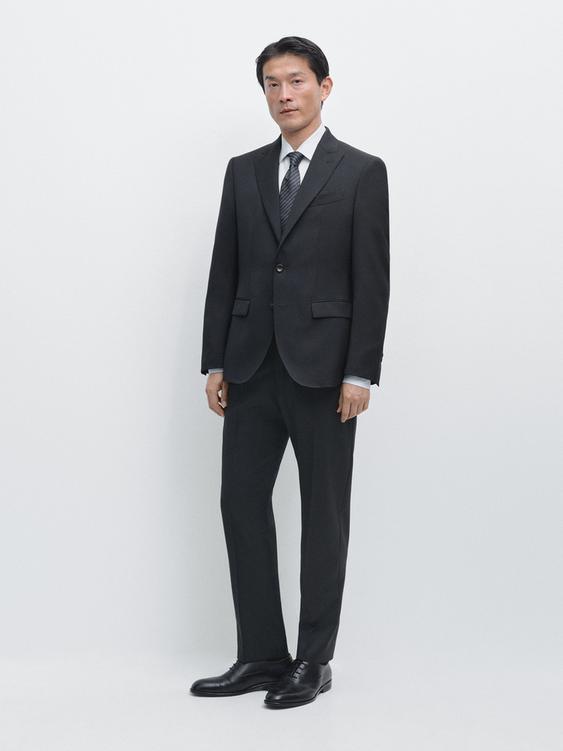 100% cool wool suit blazer from Zara - $690