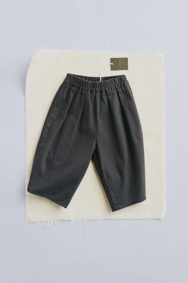 Zara TIMELESZ – ROUNDED PANTS - Dark gray