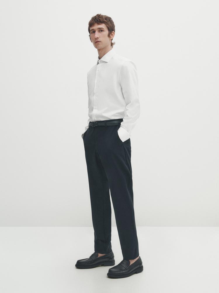 Slim Fit Zara Homme Chemise Lin Chemise Zara Garcon Chemise Homme