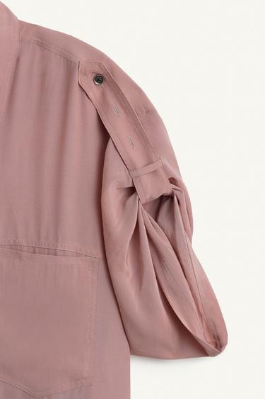 RLL P SHRT - Dusty pink by Zara - Image 8