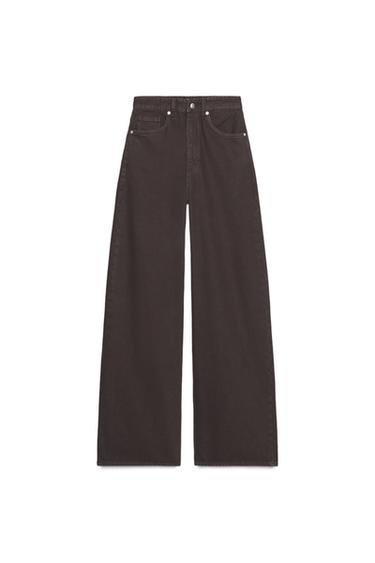 TRF EXTRA WIDE-LEG HIGH-WAIST JEANS