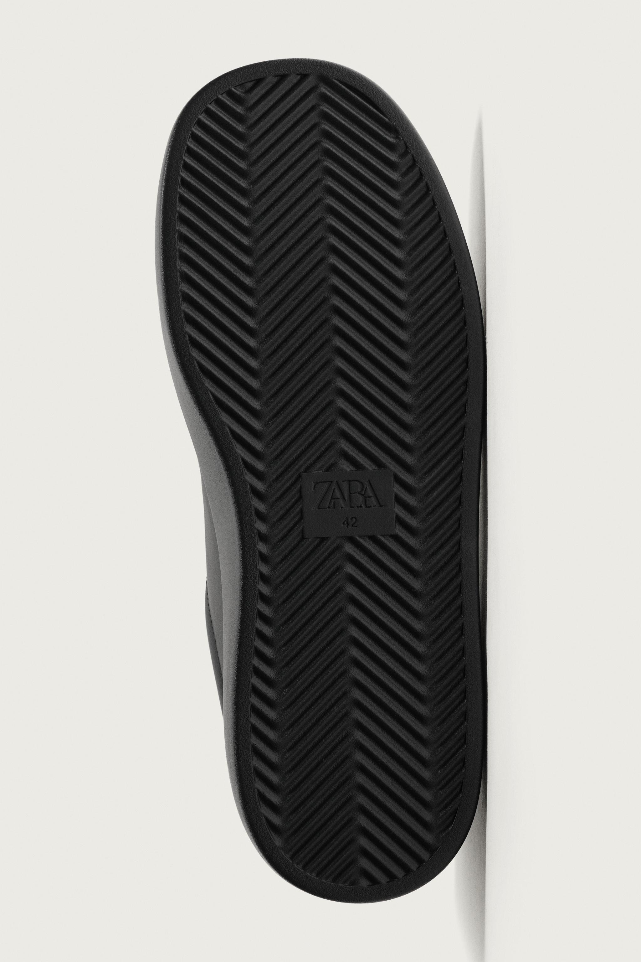 Мужские кроссовки Zara MONOCHROME CHUNKY SNEAKERS — фото 7