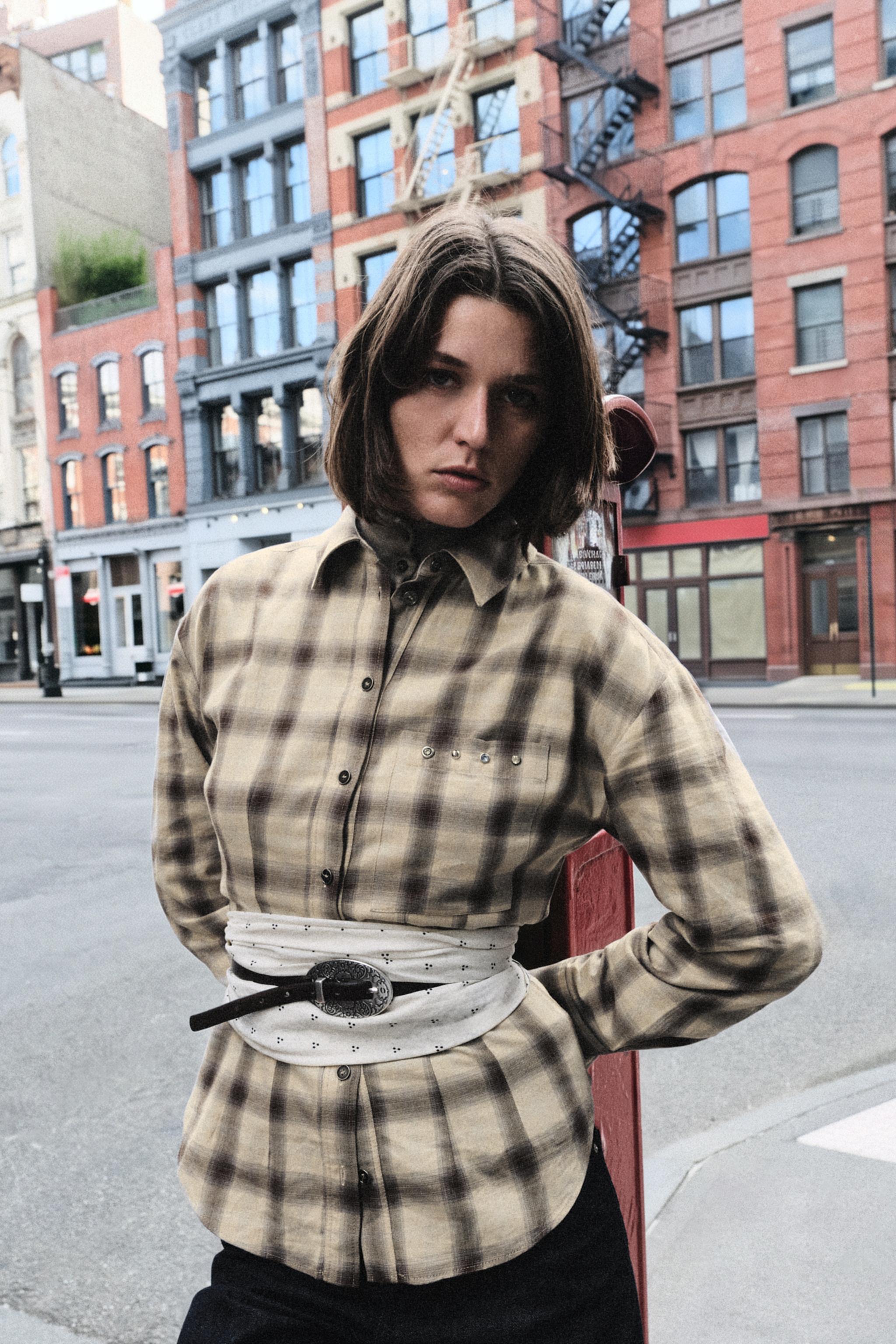 CHEMISE CARREAUX CLOUS