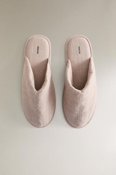 CHAUSSONS OUVERTS À L’ARRIÈRE RAMIE - Gris taupe de Zara - Image 2