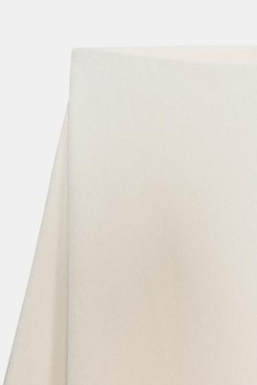 JUPE CAPE SOFT - Blanc cassé de Zara - Image 7